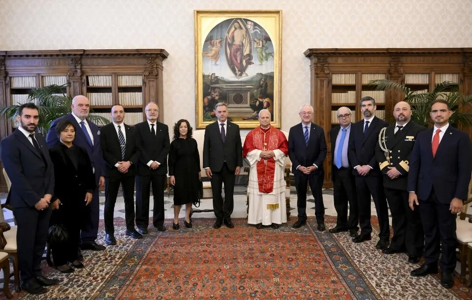 Presidente Orsi mantuvo audiencia con el papa León XIV