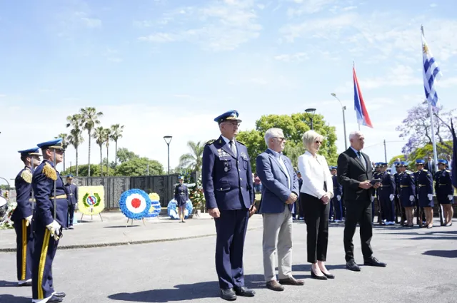 Ceremonia en homenaje a los policías caídos en cumplimiento del deber