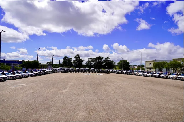 El Ministerio del Interior presentó el recambio anual de la flota policial con más de 600 nuevos vehículos