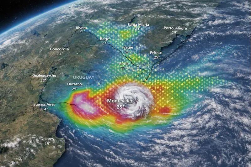 Inumet advierte por la llegada de un ciclón extratropical