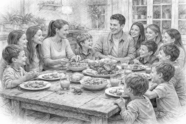 Un reconocimiento a la familia que eligió el encuentro, que sembró vínculos, acompañó infancias y construyó hogar en lo simple