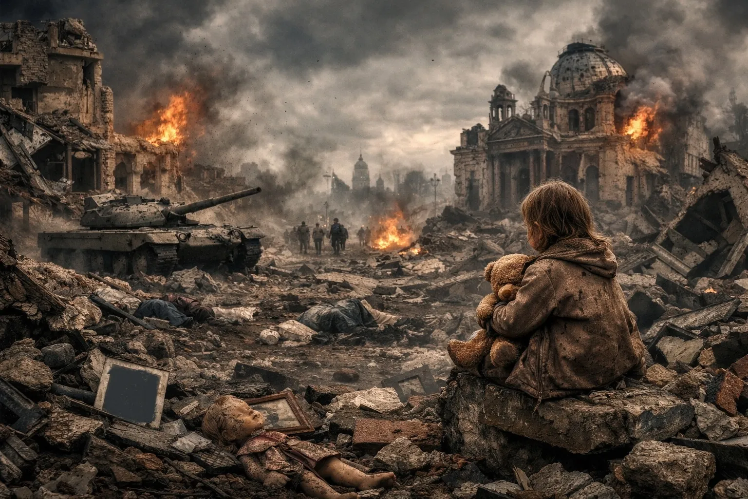 La devastación de la guerra: el costo humano que nunca debería repetirse