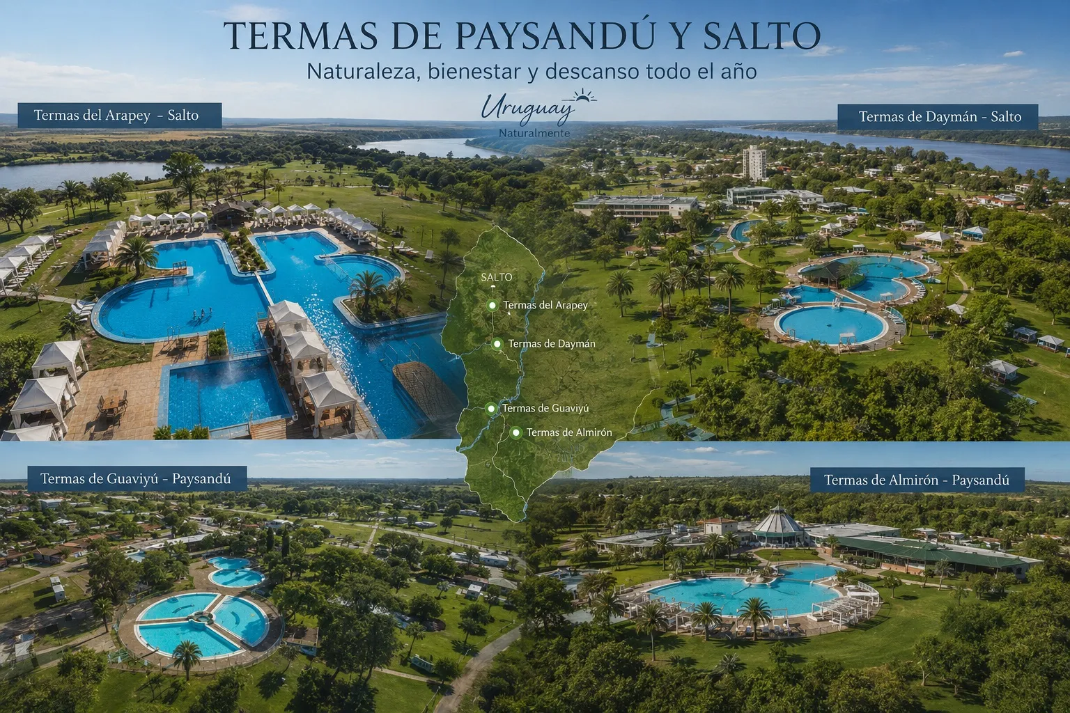 Guía completa de las Termas de Salto y Paysandú