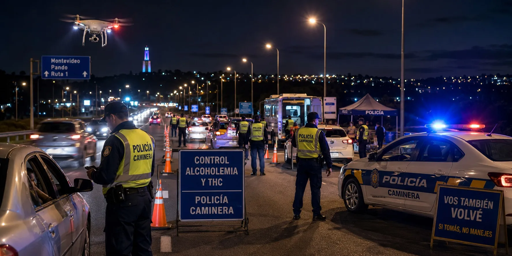 Noche de la Nostalgia 2026: operativo especial de seguridad y controles en todo Uruguay