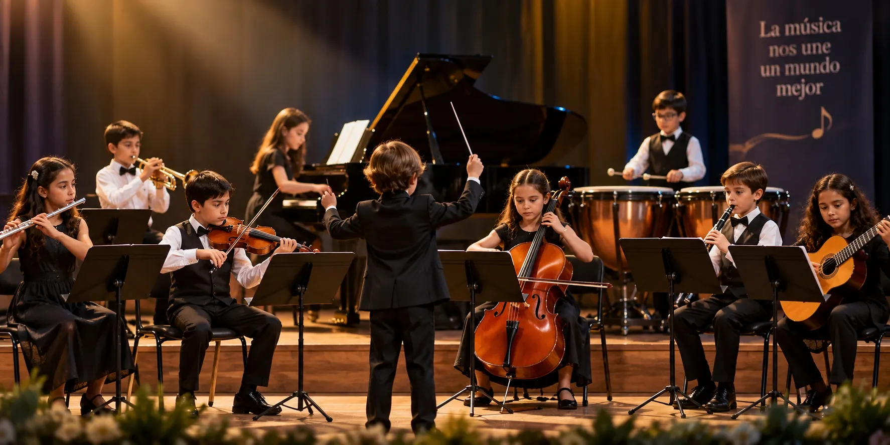 Villa García celebró primer año de incorporación al Sistema de Orquestas y el programa «Un niño, un instrumento»
