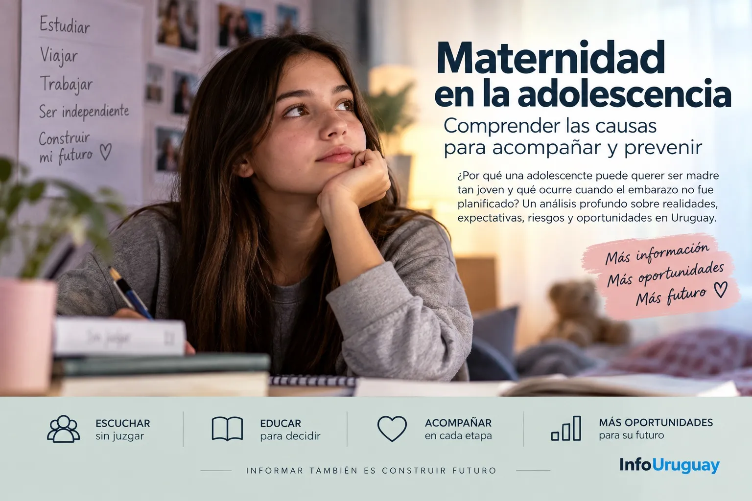 Maternidad en la adolescencia: comprender, informar y acompañar