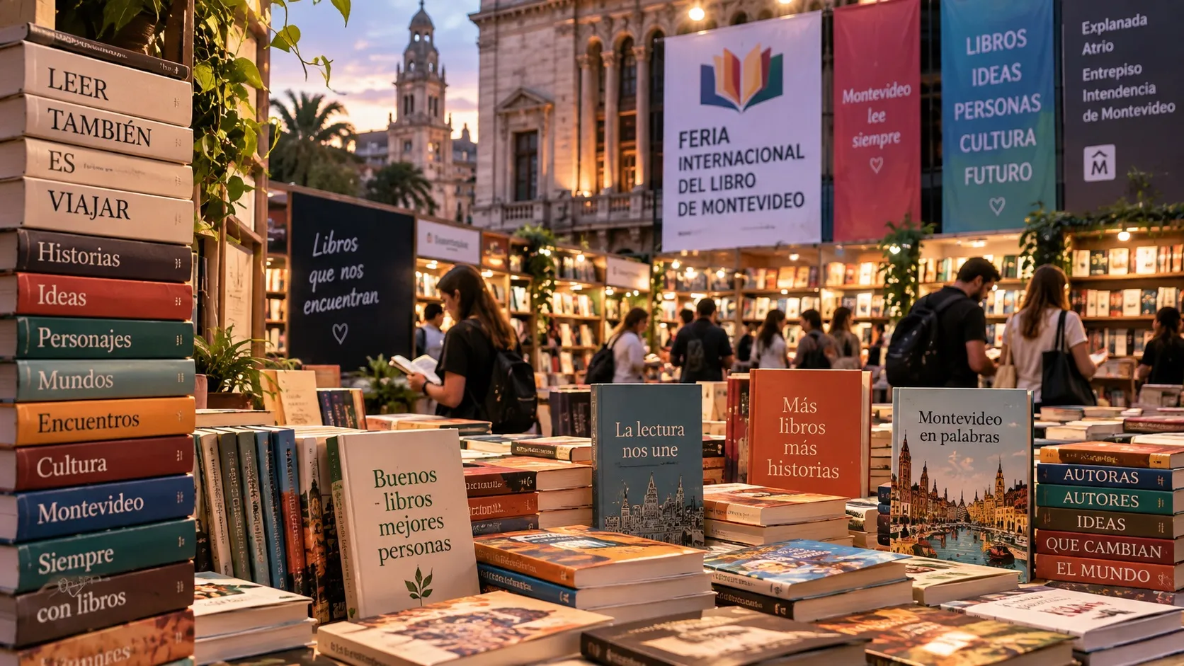 Agenda de la Feria Internacional del Libro de Montevideo 2026: programación día por día