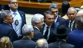 Vázquez participó de la asunción de Jair Bolsonaro en Brasilia
