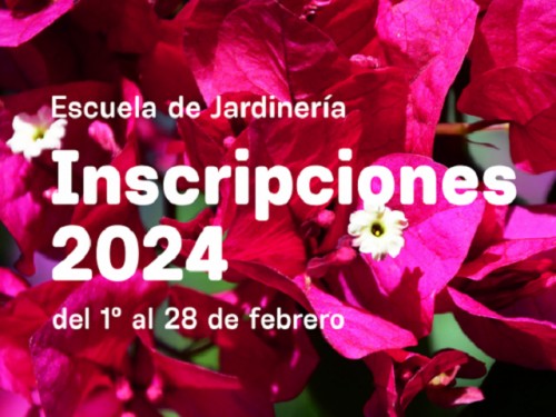 Inscripciones Escuela de Jardinería 2024
