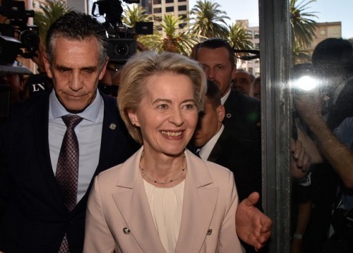 Lacalle Pou se reunió con presidenta de la Comisión Europea